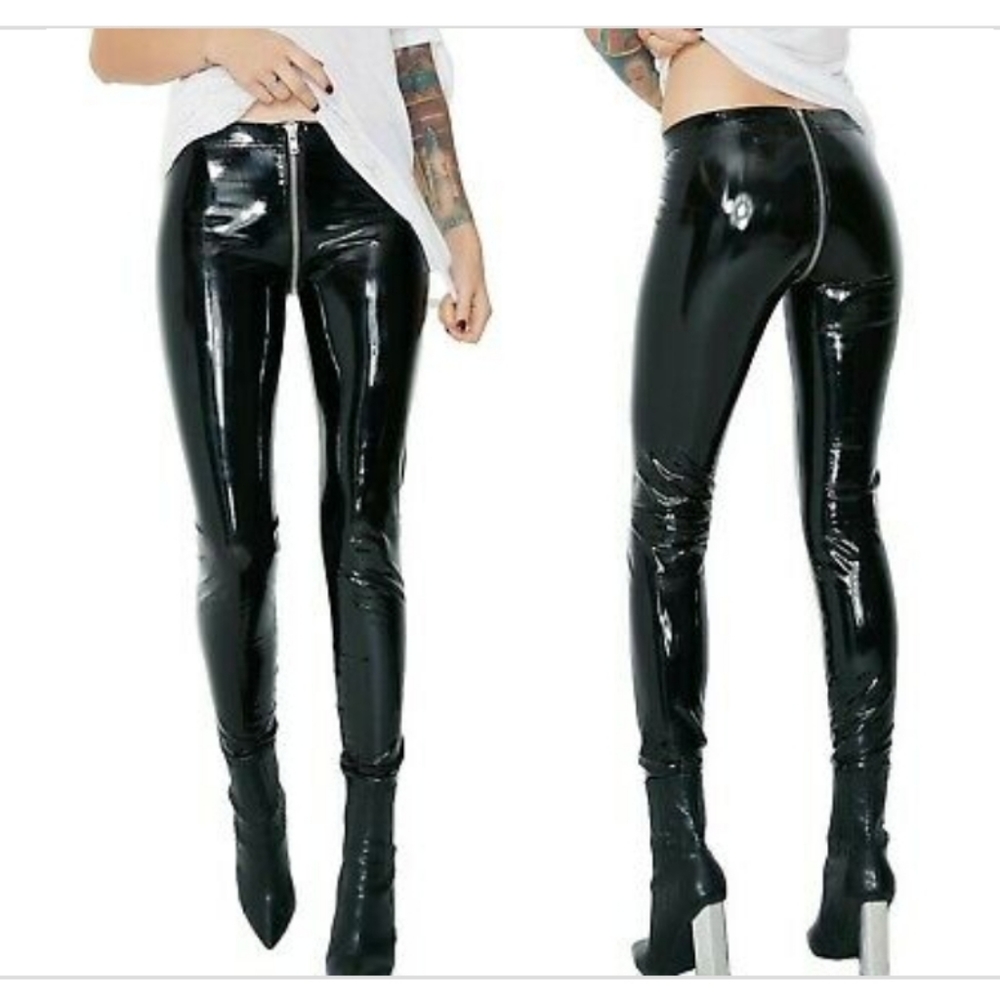 Current mood vinyl leggings